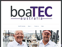 Tablet Screenshot of boatecaustralia.com